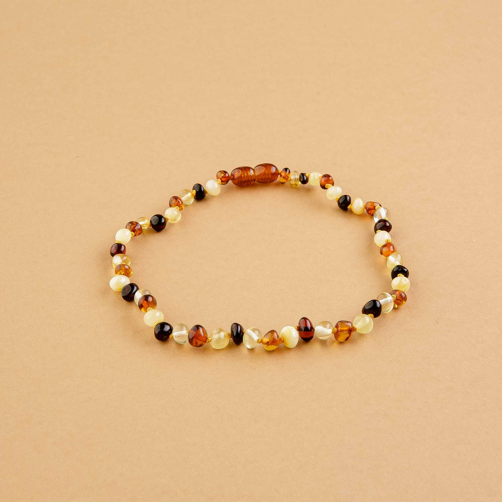 Necklace of Natural Baltic Amber Beads For Children